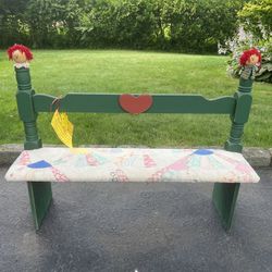 RAGGEDY ANN & ANDY BENCH