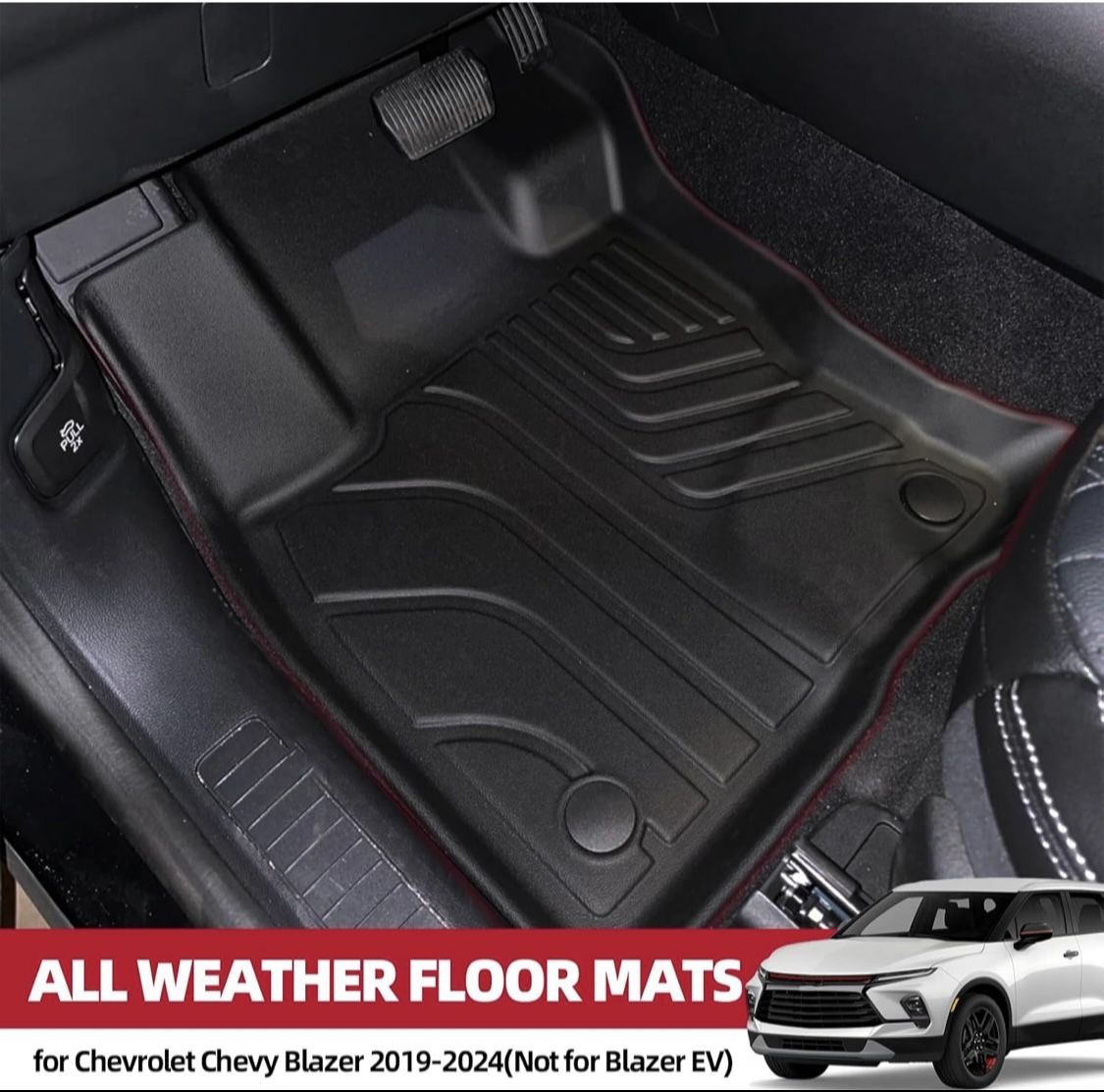 Naibeve Alfombrillas para Chevrolet Blazer 2019-2023, 2024 2025, ajuste personalizado para todo tipo de clima, ajuste personalizado para Chevrolet Che