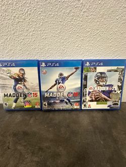 PS4 games lot - Madden 15, 16, 21