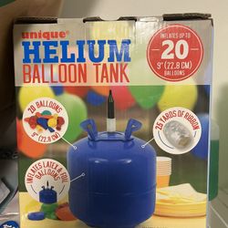 Hellium Ballon Tank New - Unopened 