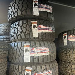 33X12.50R17 American RT Free Mount And Balance Included
