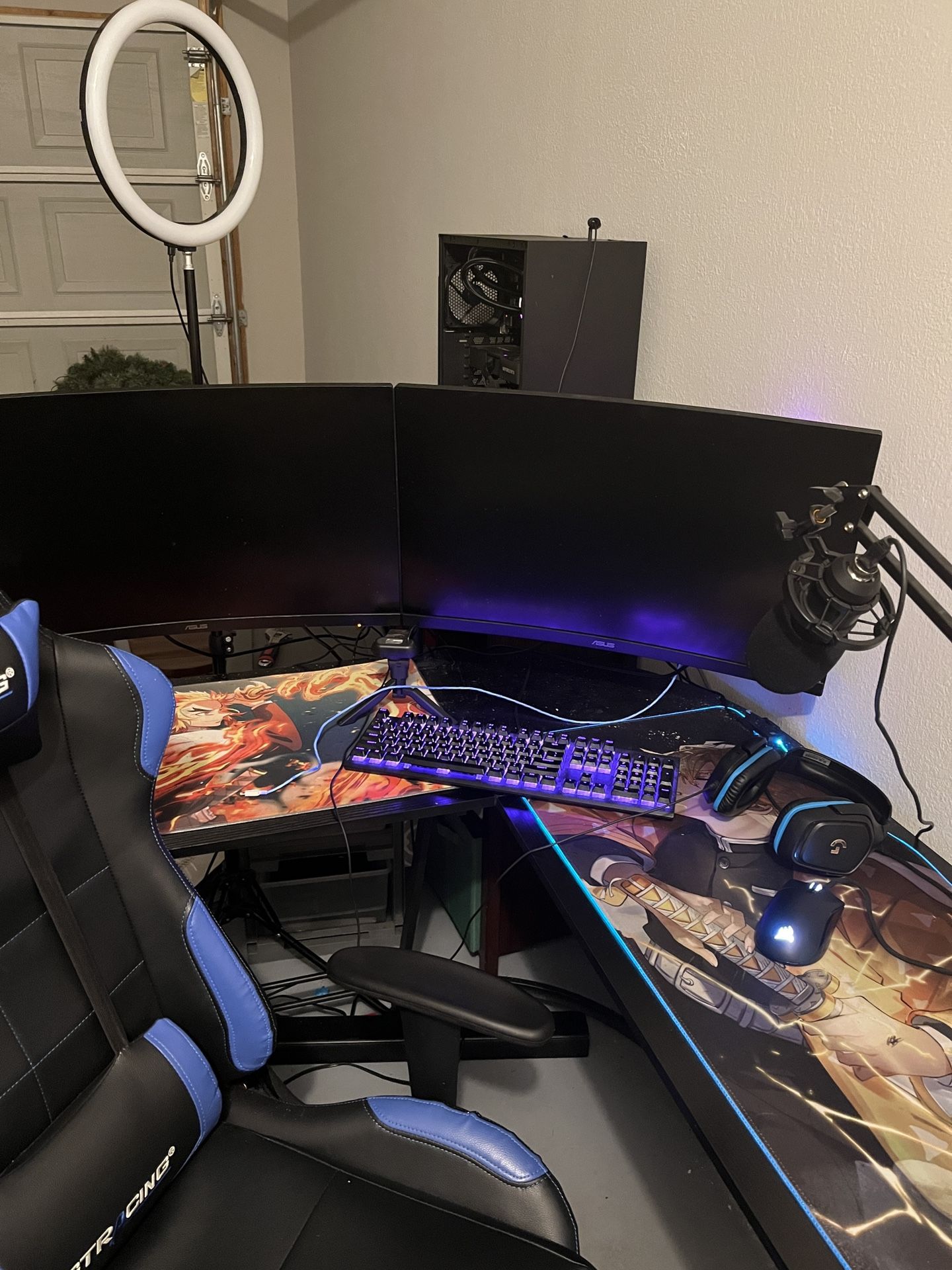 Whole PC SetUp (Chair, Desk, PC, Etc)