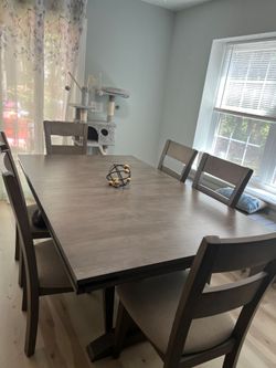 Kitchen Table and Cabinet