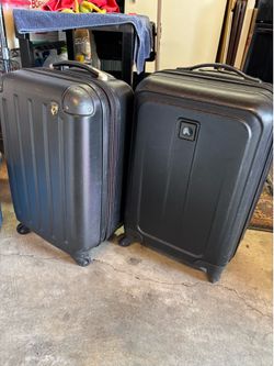 2 carry-on Suitcases - $8-$10