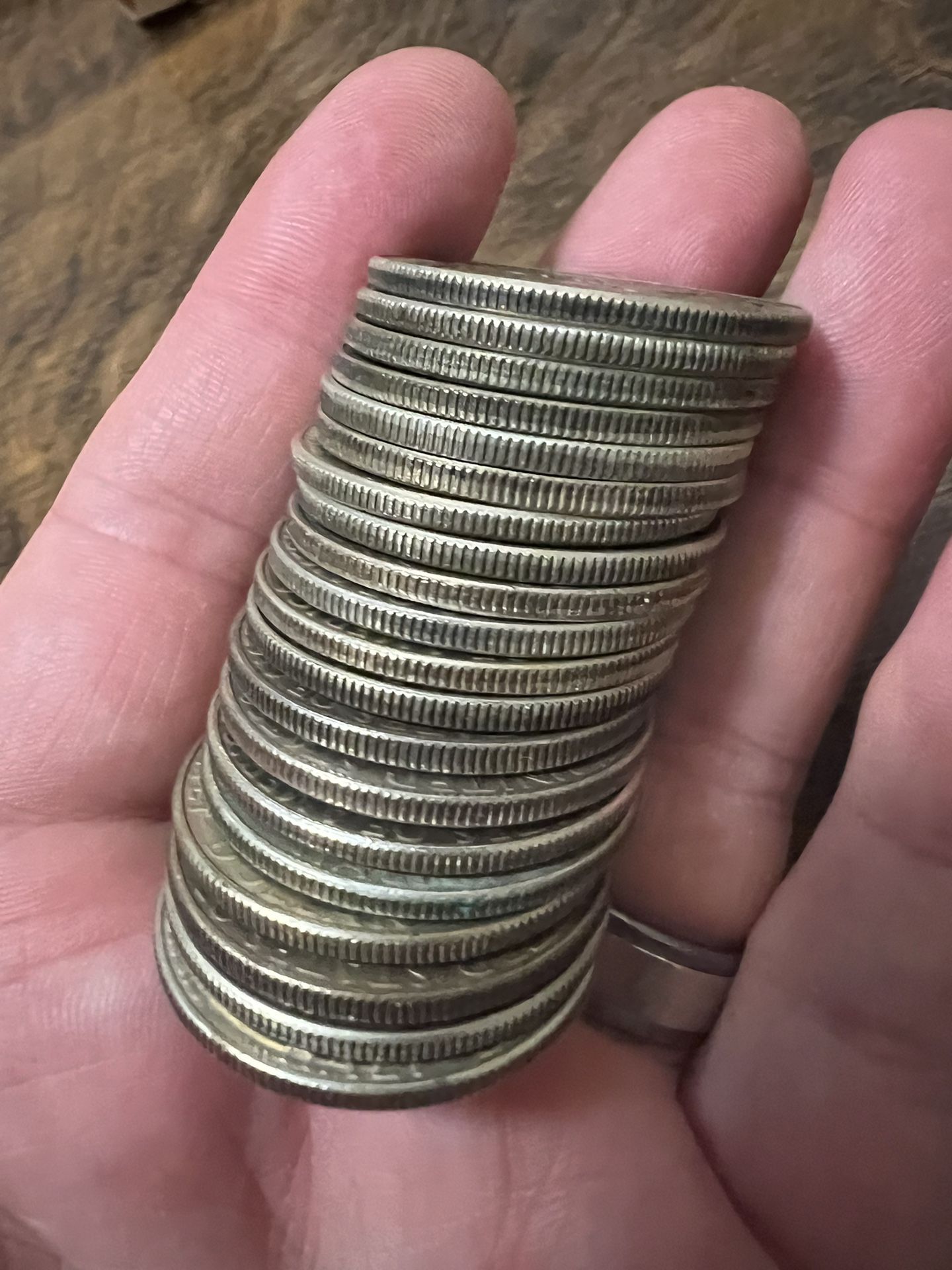 Full Roll Of 1965 To 1969 40% Silver Kennedy Half Dollar coins