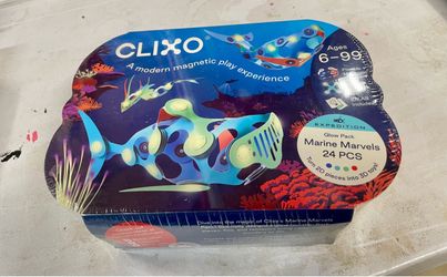 Clixo Expedition Marine Marvels Glow Pack 24 PCS