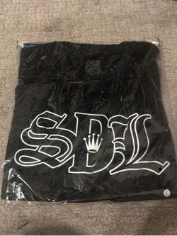 SDL black n blue Short sleeve T shirt size Large still in packaging