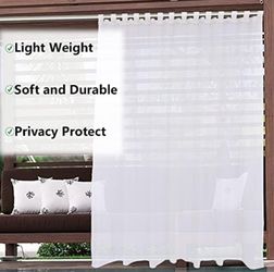 Sheer White Curtain