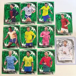 Leaf Soccer Trading Cards Lot with Autograph