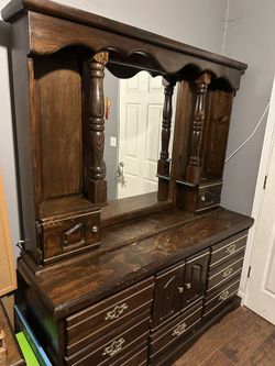 Dresser With Mirror $100. OBO