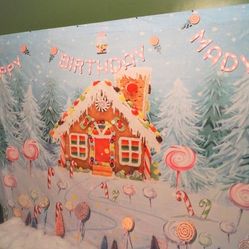 Candy Theme Backdrop