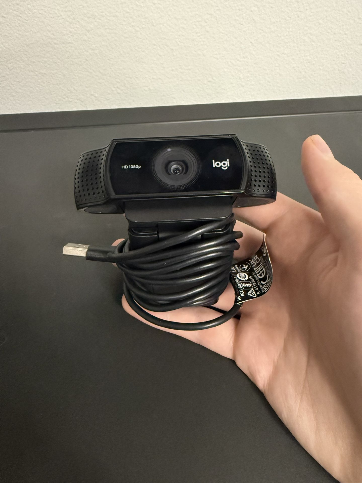 Logitech 1080p Pro Stream Webcam Black (Used)