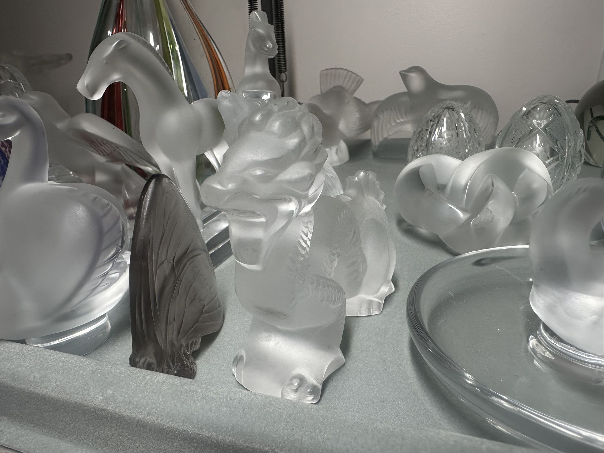 Lalique France Crystal Clear Dragon
