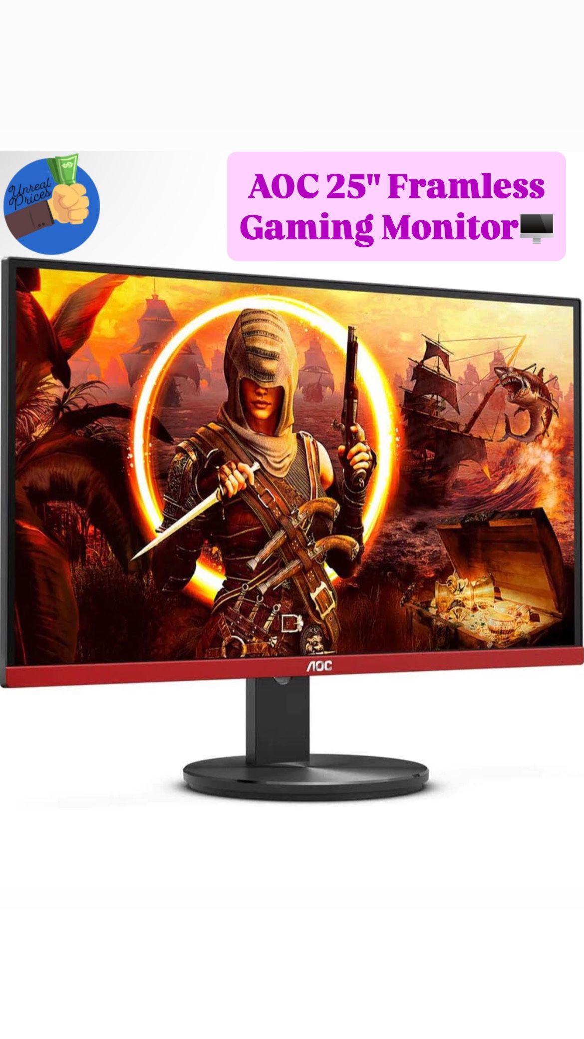 AOC G2590FX 25" Framless Gaming Monitor🖥️