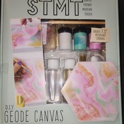 DiY Geode Canvas ART 