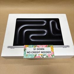 Apple MacBook Pro 14 Inch M3 Pro Laptop New - Only $1 Today Pay The Rest Later! 