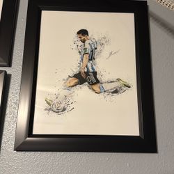 Messi Framed photo