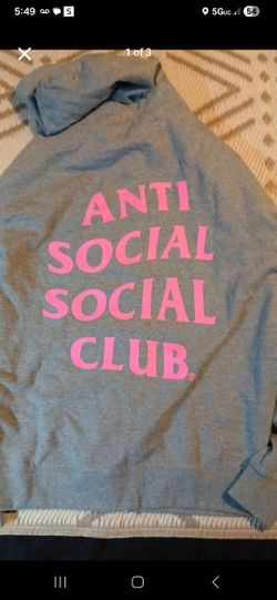 ANTISOCIAL CLUB ZIP UP HOODIE