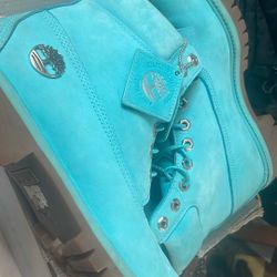 Powder Blue Timberland Boots(Limited Release)Size 9 MENS
