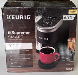 Keurig K Supreme SMART WiFi K28 Single Serve K-Pod Coffee Maker Black 163