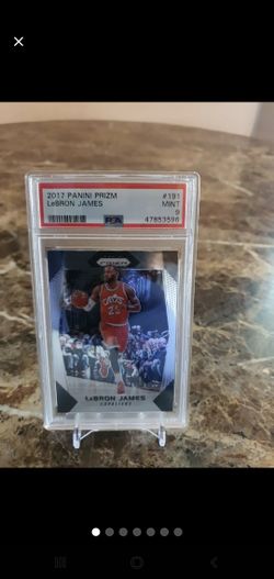 2017 Panini Prizm LeBron James PSA Graded Gem Mint 9