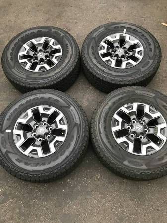 16” Toyota Tacoma TRD factory wheels and tires new