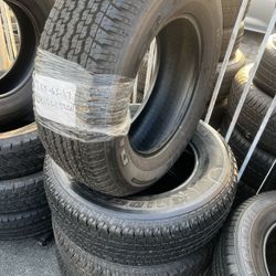 265/65/17 Bridgestone (4) Semi New Tires Mount & Balance // Set De 4 Llantas Bridgestone Semi Nuevas Instaladas Y Balanceadas