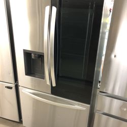 New Open Box Lg French Style Stainless Steel Counter Depth Insta View Refrigerator 