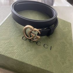 Brand Gucci belt Small Buckle. Perfect Size To Complement Dresses Or Any Other Outfit 