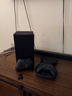 Xbox Series X Console with Two Controllers