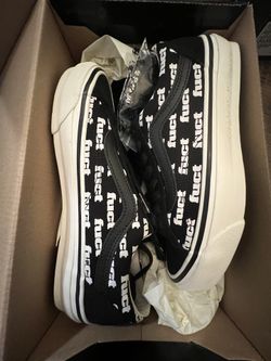 Vans Old Skool Reissue 36 LX Fuct x Slam Jam Black Marshmallow Size 7