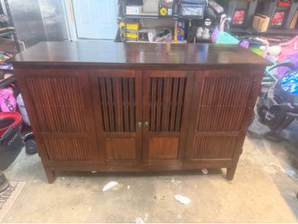 Wooden tv cabinet