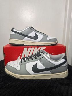 NEW NIKE DUNK LOW "LIGHT SMOKE GREY" W/ORG BOX AND RECEIPT MEN'S SIZE 9.5 $300