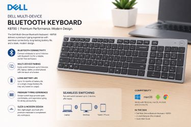Dell KB700 Bluetooth Wireless Keyboard – Excellent Condition