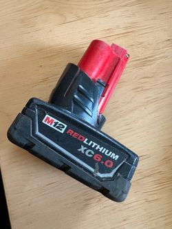 Firm! Milwaukee M12 12V 12-Volt Lithium-Ion XC Extended Capacity Battery Pack 6.0Ah