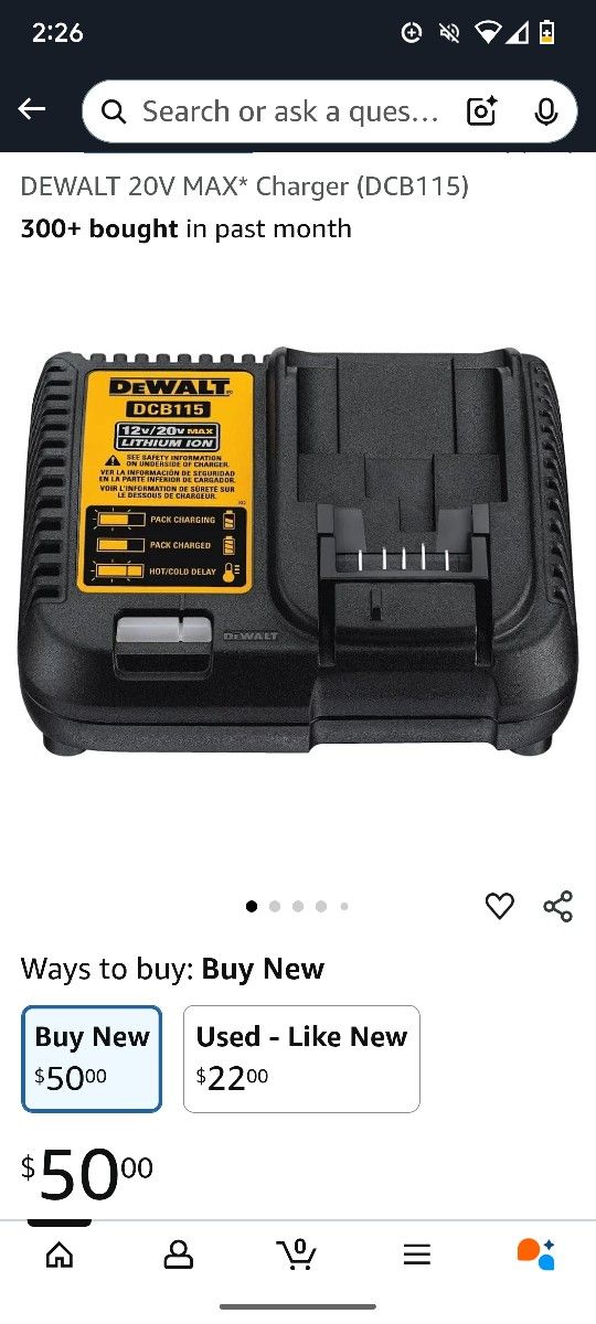 Brand New DeWalt Charger