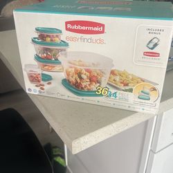 Rubbermaid Food Storage Containers 36 Pc