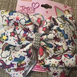 NEW Jojo Siwa Large Signature Unicorn Hair Bows, Each $5
