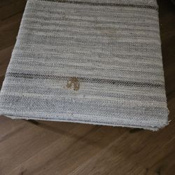 ***FREE OTTOMAN Target By Threshold Grey/Beige/Cream