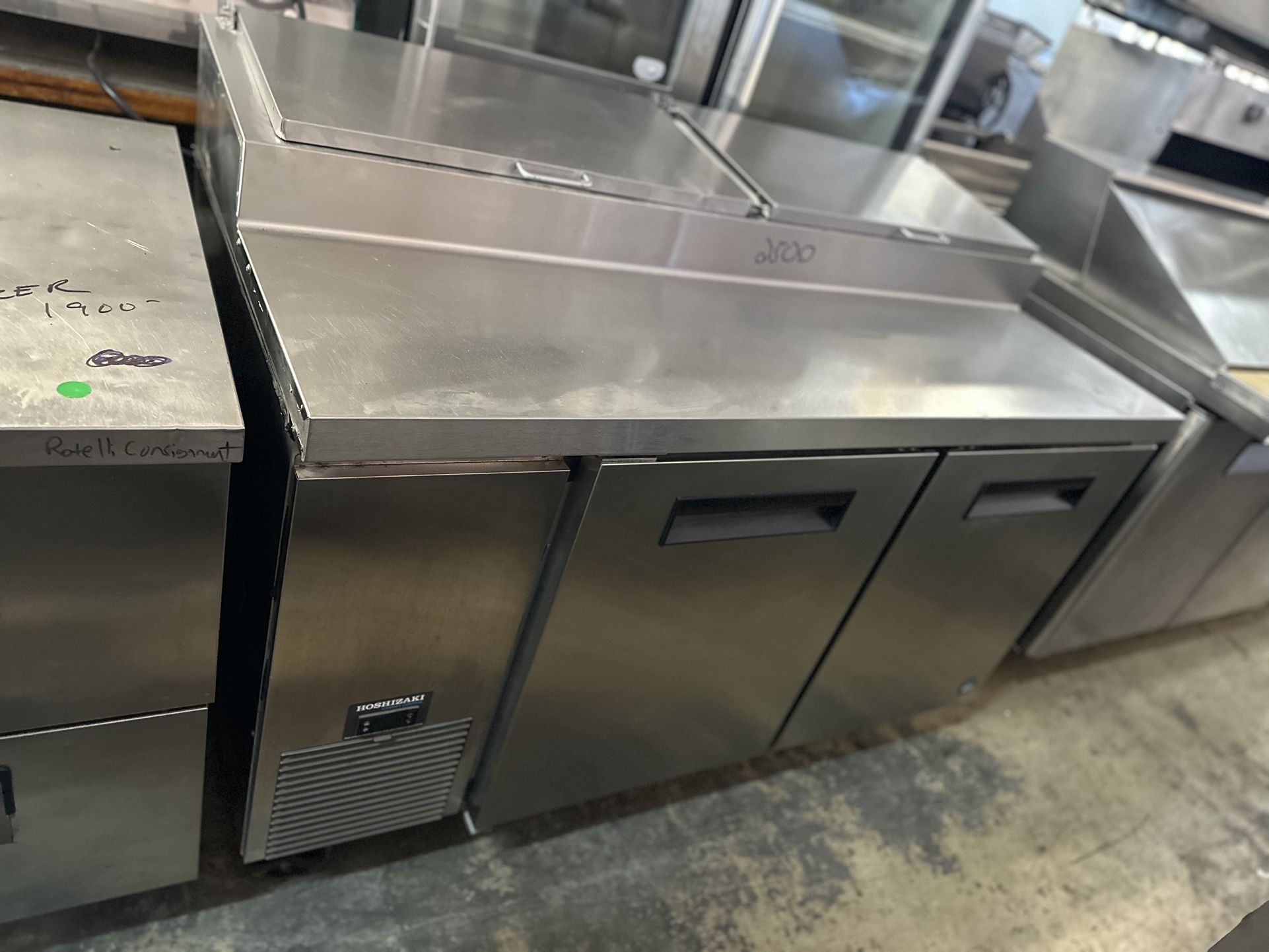 Used 2Dr Refrigerator Prep Table
