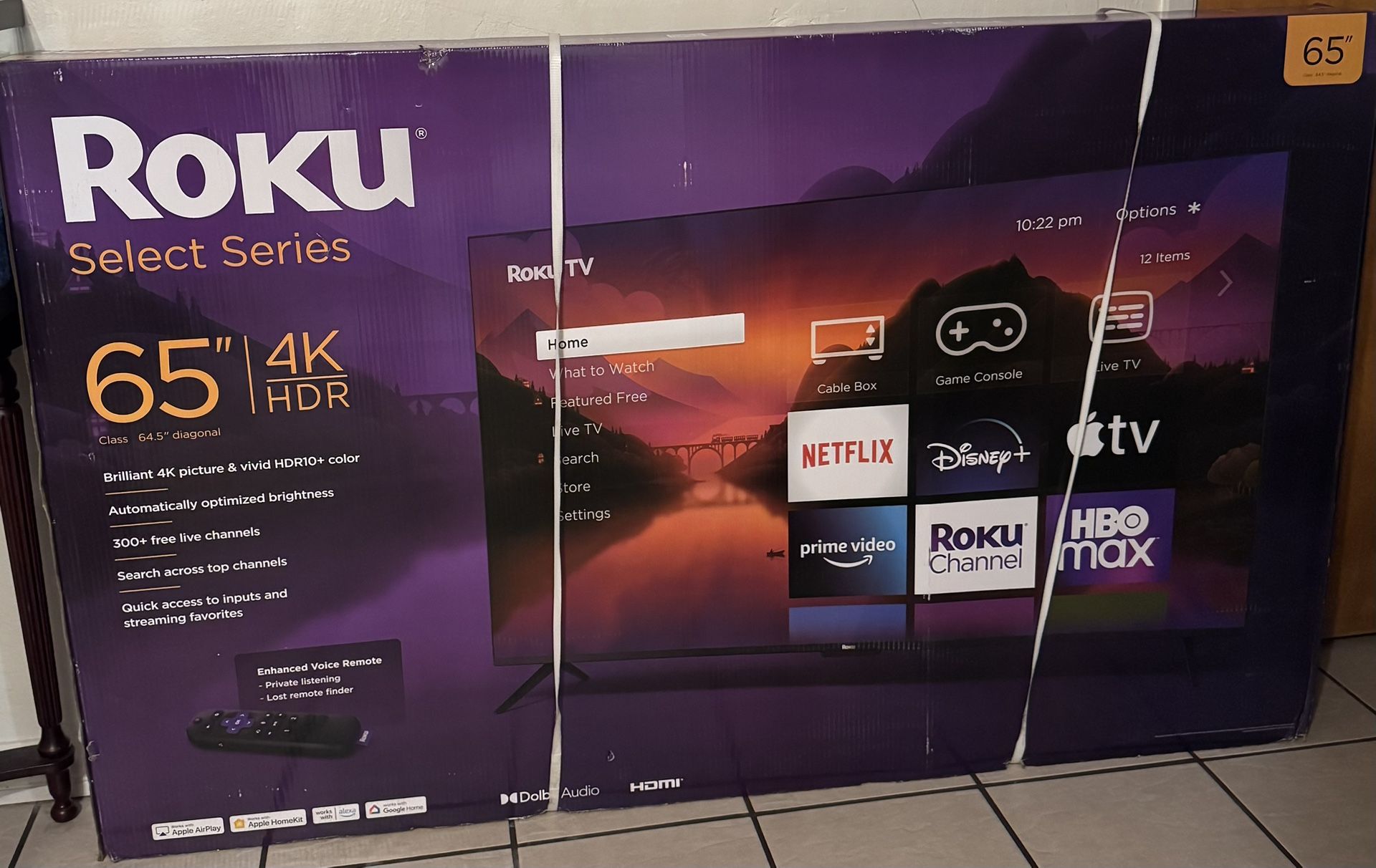 65” TV