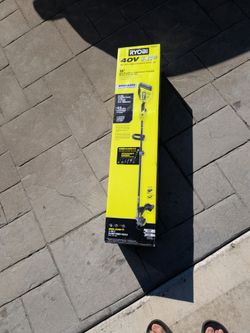 Ryobi 40v cordless string trimmer with battery and charger