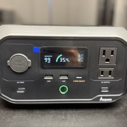 AMPACE ANDES 300W PORTABLE POWER STATION-FAST CHARGING FROM 0%~80% IN 45 MINUTES  Ampace Andes 300 Portable Power Station Fast Charging: Achieve 80% b