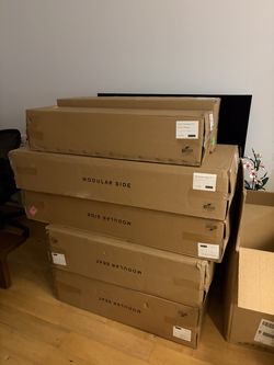 7th Avenue 2-seat modular couch beige