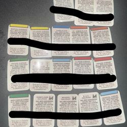 McDonald’s Monopoly CODES 18 Unused And Redeemable