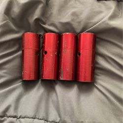 Red Pegs For Bmx