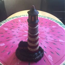 Vintage Lighthouse Wrought Iron Doorstop