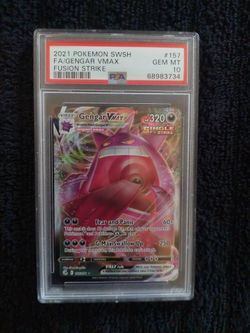 Gengar Pokemon Card psa10