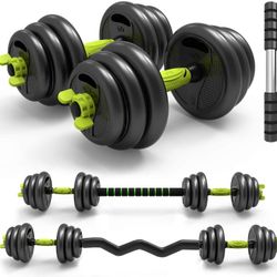 Dumbell adjustable Set 115 Lb