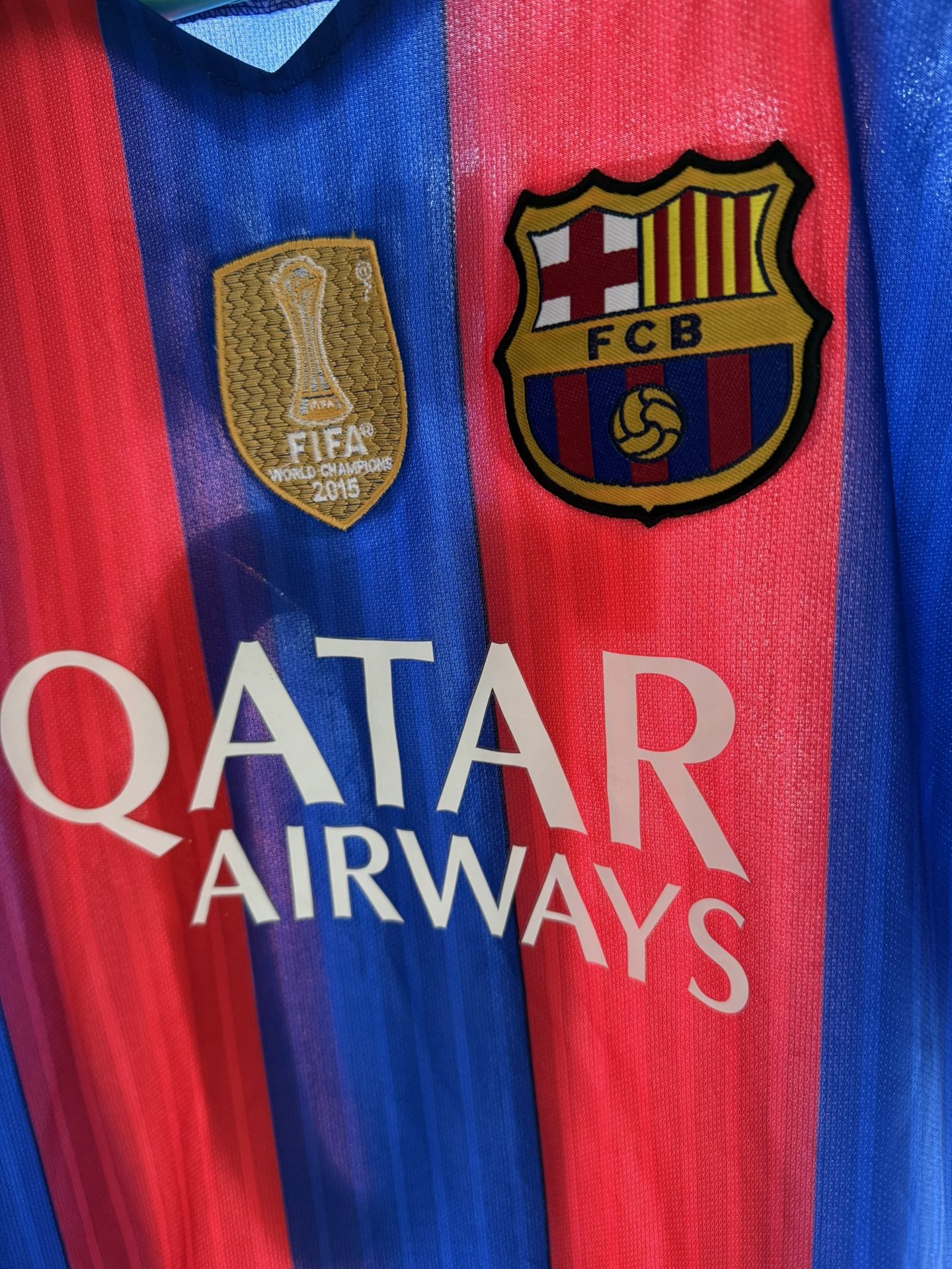 RARE Soccer Barcelona Home Jersey. 2016 Nice